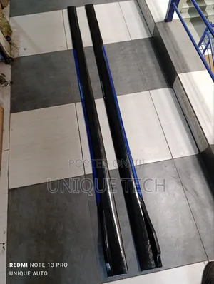 Black Blue Universal Car Side Skirts – Sporty Stylish