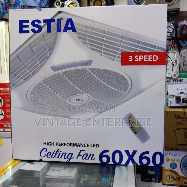 Estia Recessed Ceiling Louver Fan 60x60cm