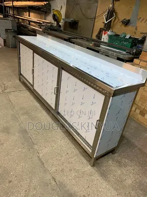 Stainless Steel Sliding Working Top Cabinet