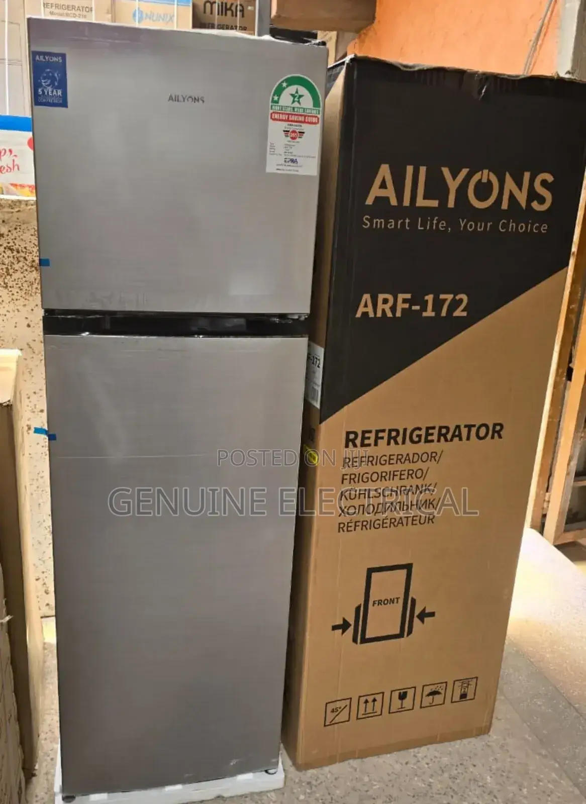 168 Litres Double Door Ailyons Refrigerator