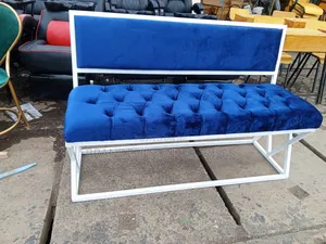 5ft Blue Waiting Bench