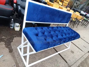 5ft Blue Waiting Bench