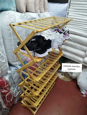Foldable Bamboo Shoerack