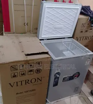 Chest Freezer!Vitron 142l Energy Saver Chest Freezer-Grey