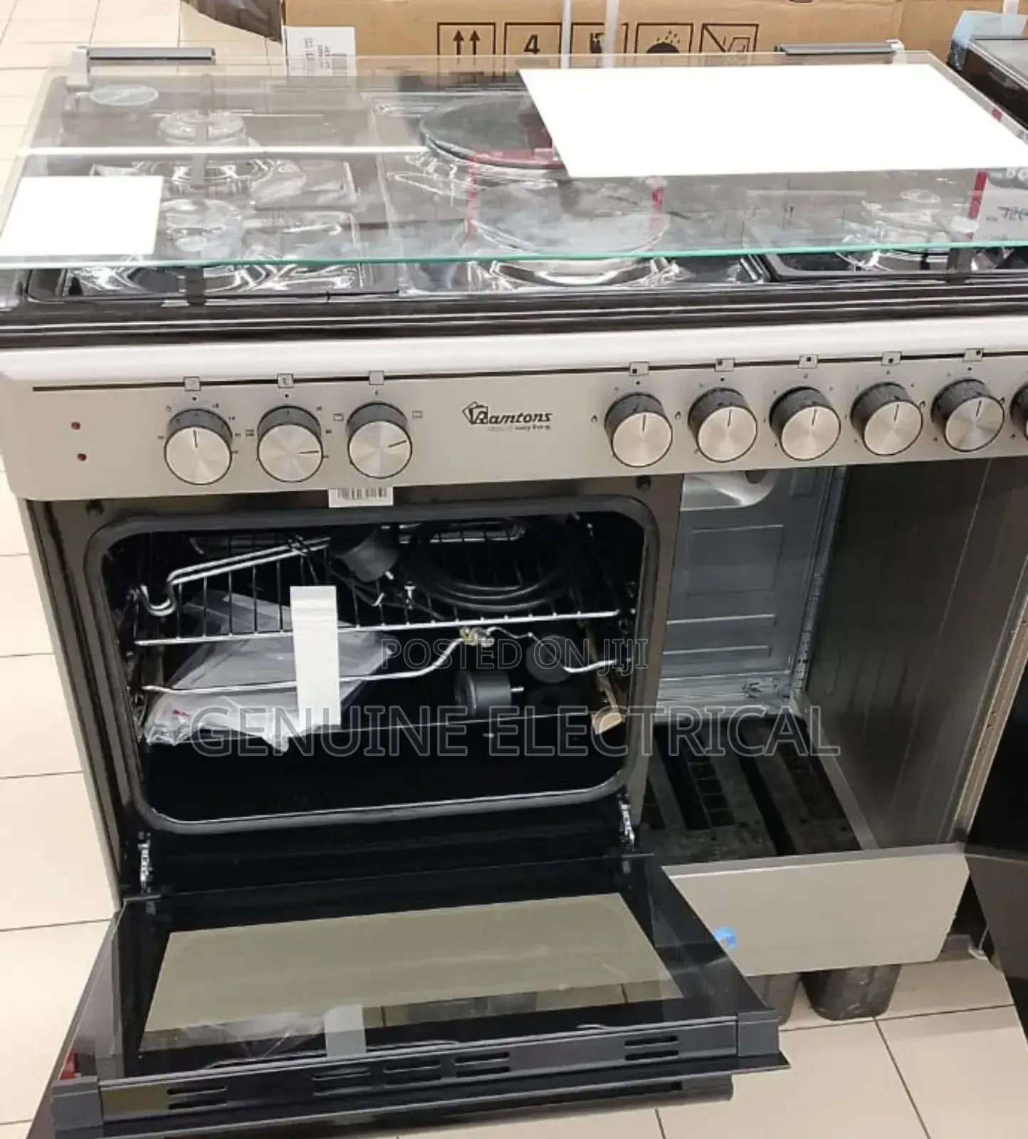 Ramtons 60*90 Standing Cooker With 4 Gas N" 2 Electric