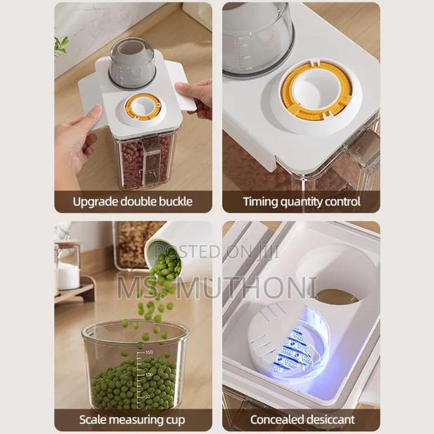 2000ml Airtight Cereal Liquid Storage Container - thumbnail 4