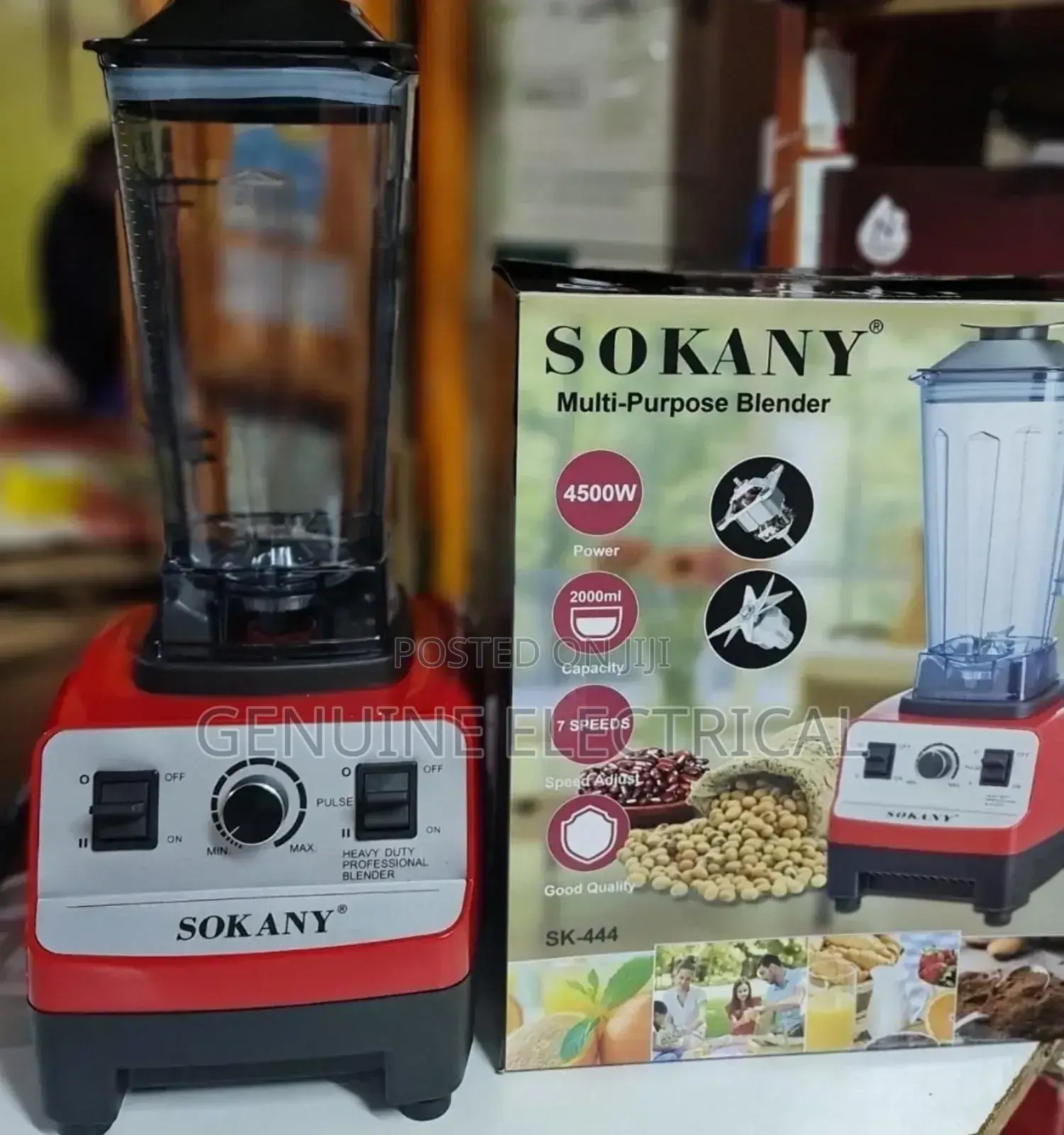 Commercial Blender!Sokany 5000w 2in1 2.5l Blender