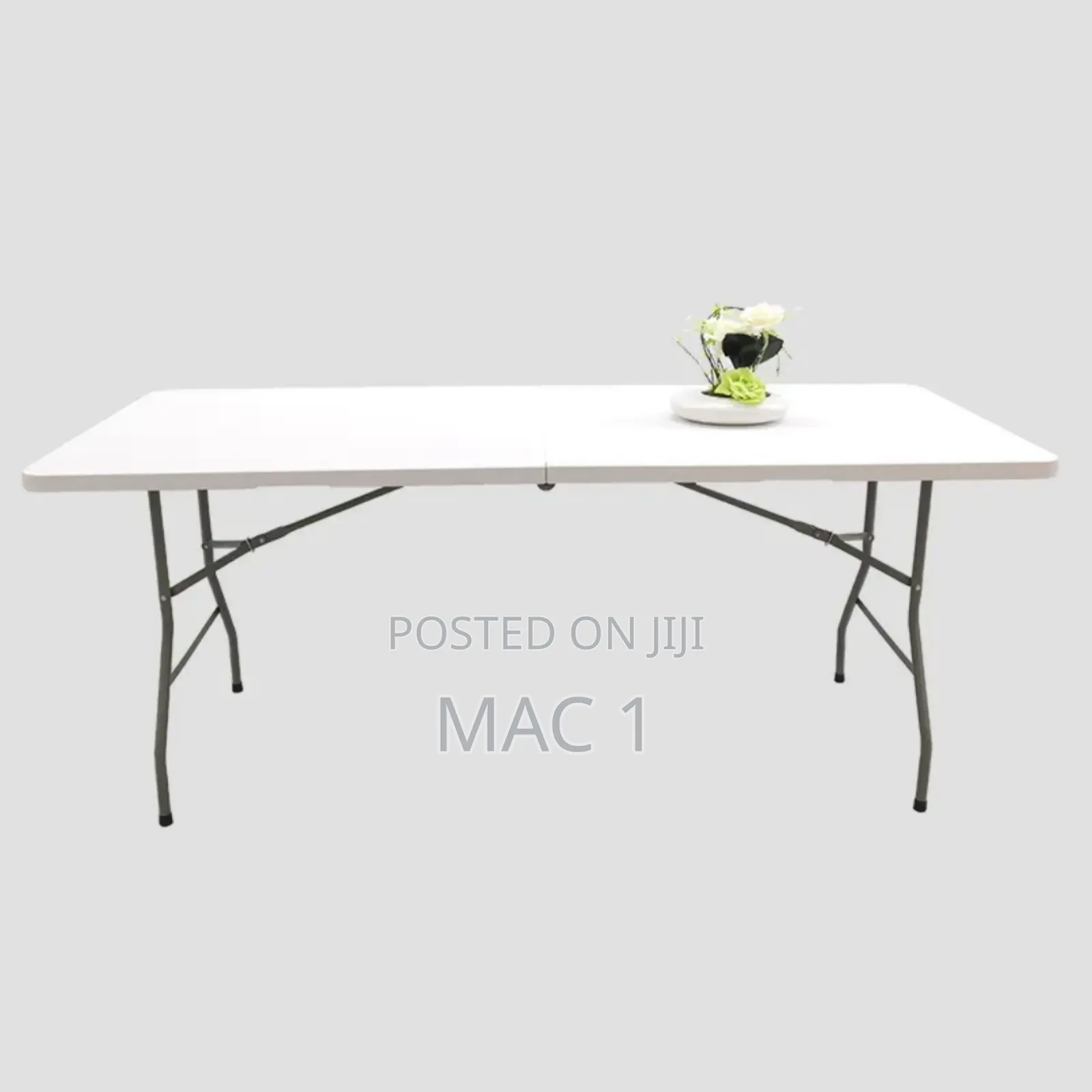 Strong Foldable Table In Plastic Length 1.2m