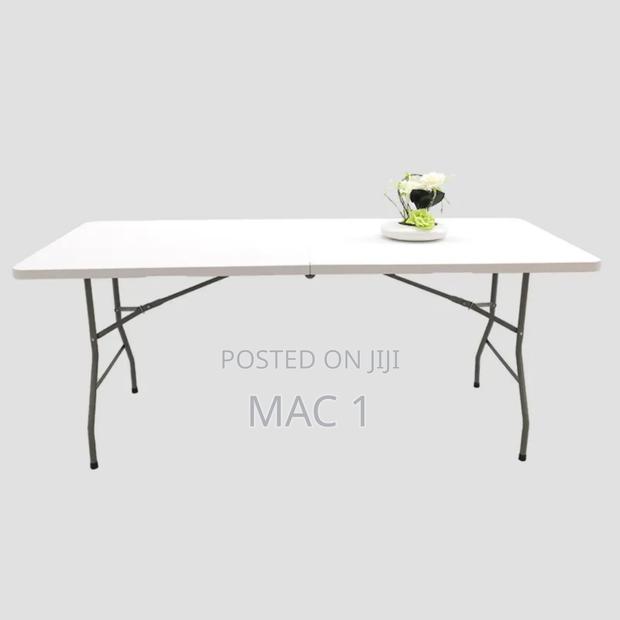 Strong Foldable Table In Plastic Length 1.2m - thumbnail 3