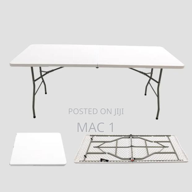 Strong Foldable Table In Plastic Length 1.2m - thumbnail 4