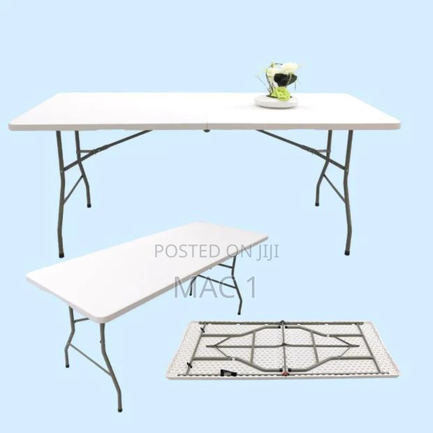 Strong Foldable Table In Plastic Length 1.2m - thumbnail 6