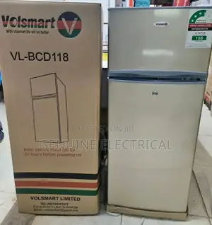 118litres Volsmart Energy Saving Double Door Refrigerator
