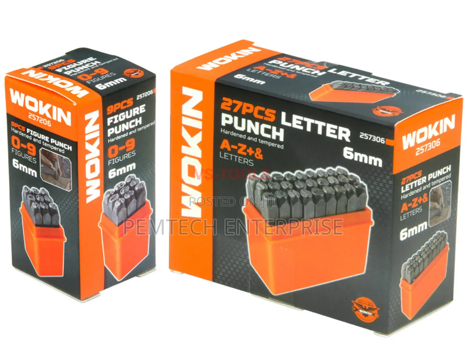 Steel Punch Stamp Die Set Letters (A-Z) Numbers 0-9 Set 3mm