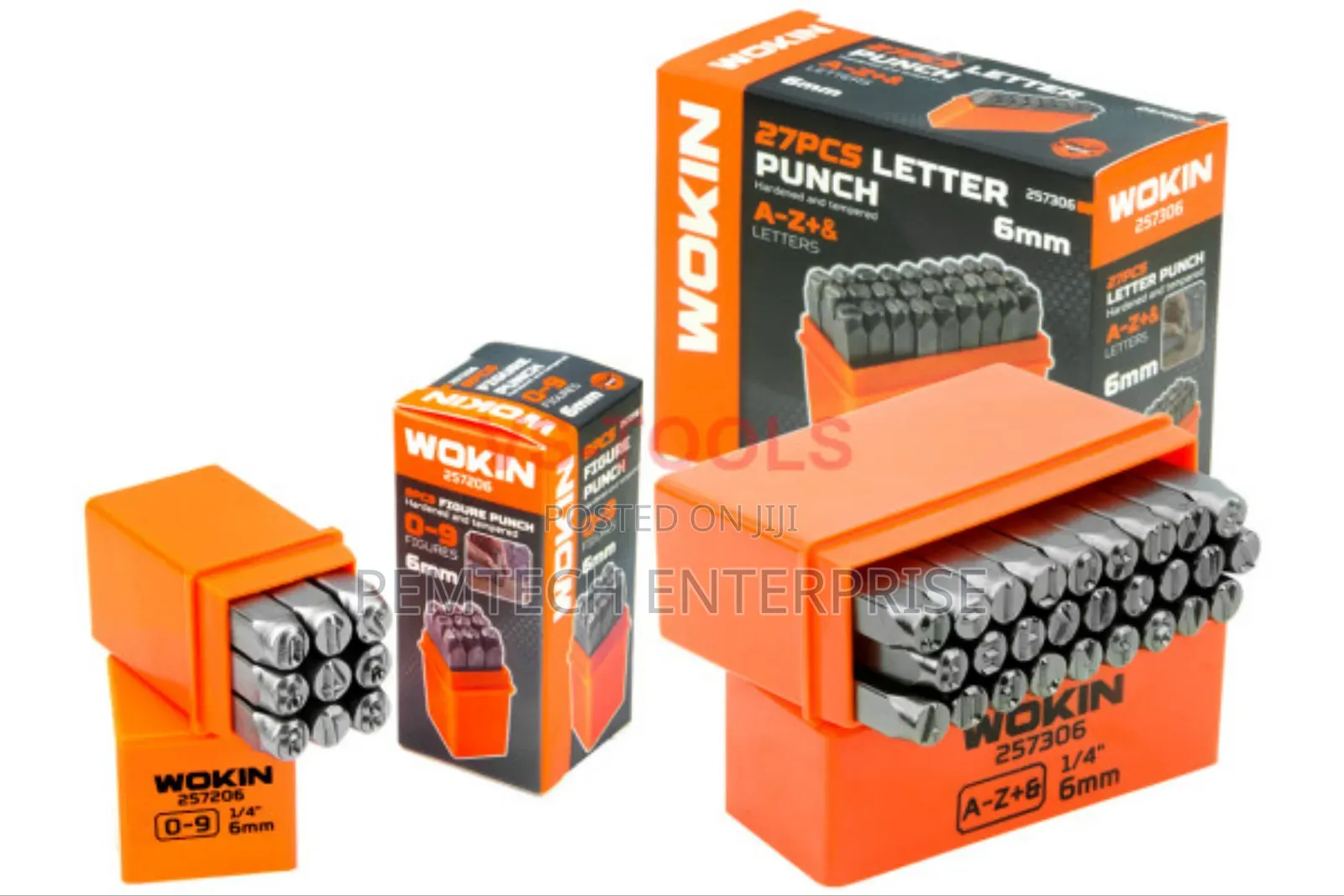Steel Punch Stamp Die Set Letters (A-Z) Numbers 0-9 Set 3mm