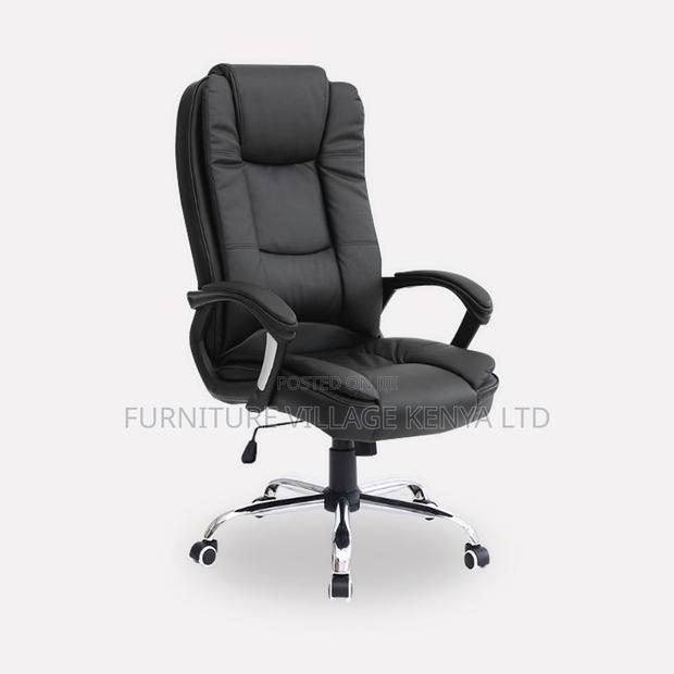 Office Chairs With Armrest; High-Back Executive Seat - thumbnail 2