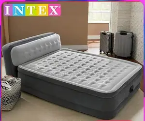 Intex Durable Beam Airbed With Inbuilt Electric Pump