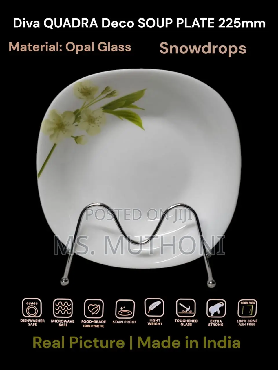 6 PCS *Royal Blossom* Diva Deco Dinner Plate 270mm