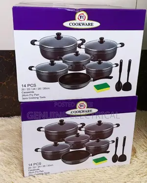 Heavy Duty 14pcs Tc Cookware Set -14pcs