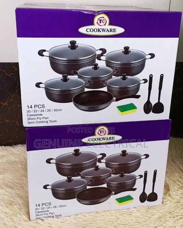Heavy Duty 14pcs Tc Cookware Set -14pcs - main view