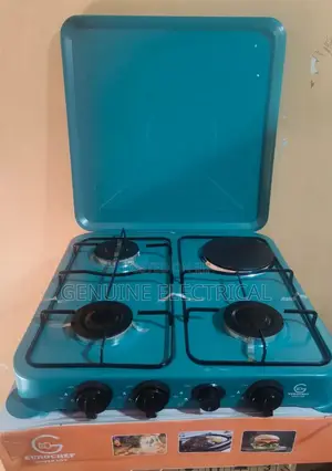 Stainless Steel - Eurochef Table-Top 3 + 1 Burners Cooker