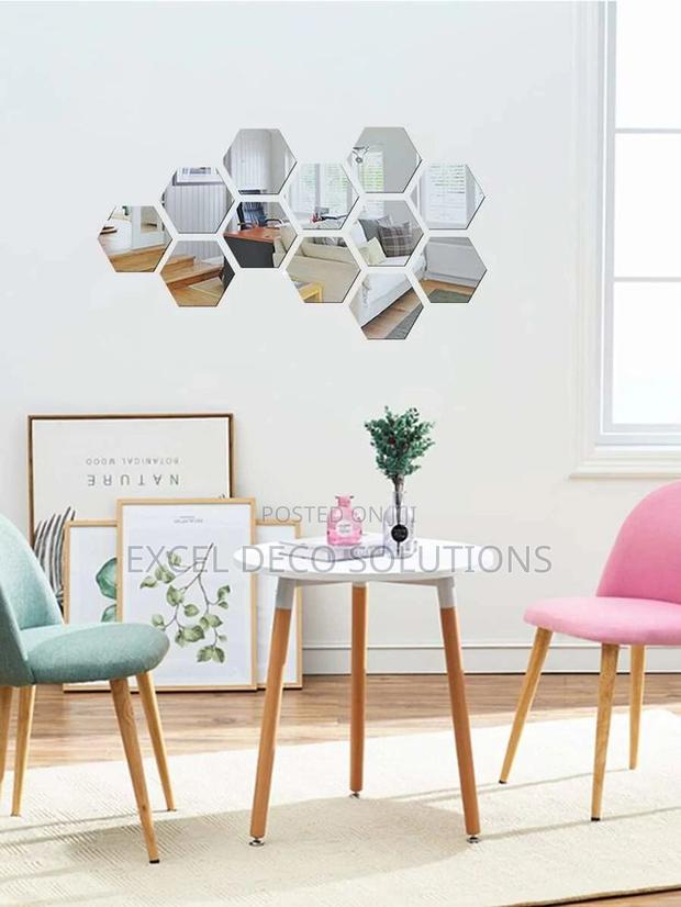 Light Up Your Space With Modern Reflections-Hexagon Mirrors