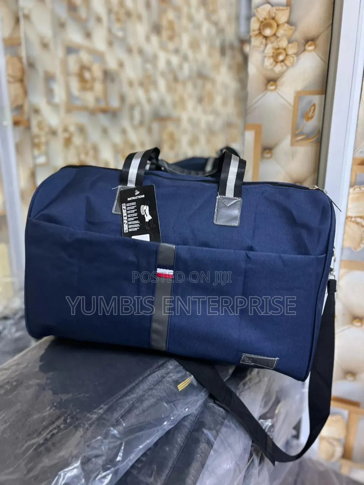 Navy Blue Duffle Quality Bags at 1400