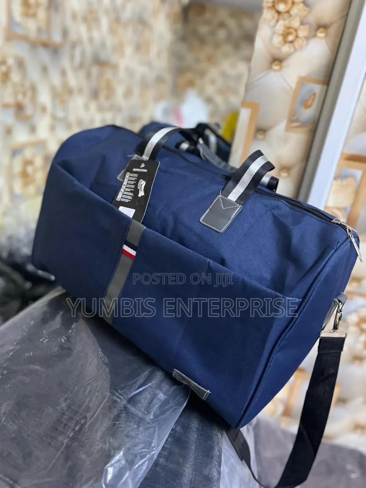 Navy Blue Duffle Quality Bags at 1400