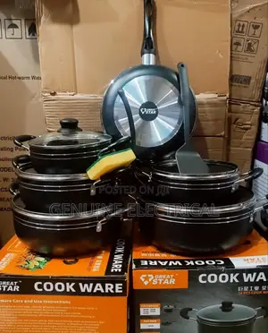 Tc 14pcs Heavy Non-Stick Cooking Pot Sufuria Set
