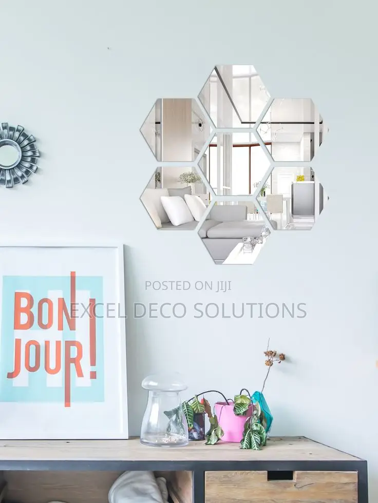 Lightweight Hexagon Mirrors-a Statement Piece!