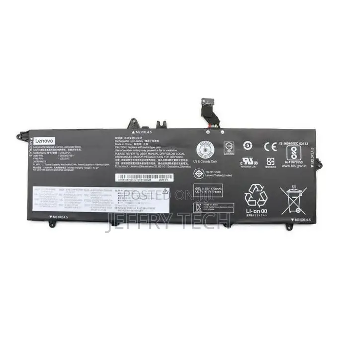 Lenovo L18l3pd1 Laptop Battery for T490s
