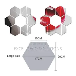 Functional Stylish Wall Decor!- Hexagonal Mirrors
