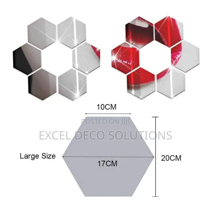 Functional Stylish Wall Decor!- Hexagonal Mirrors