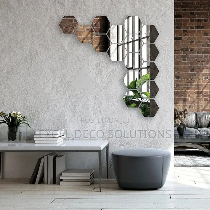 Hexagon Mirrors- Elevate Your Workspace!