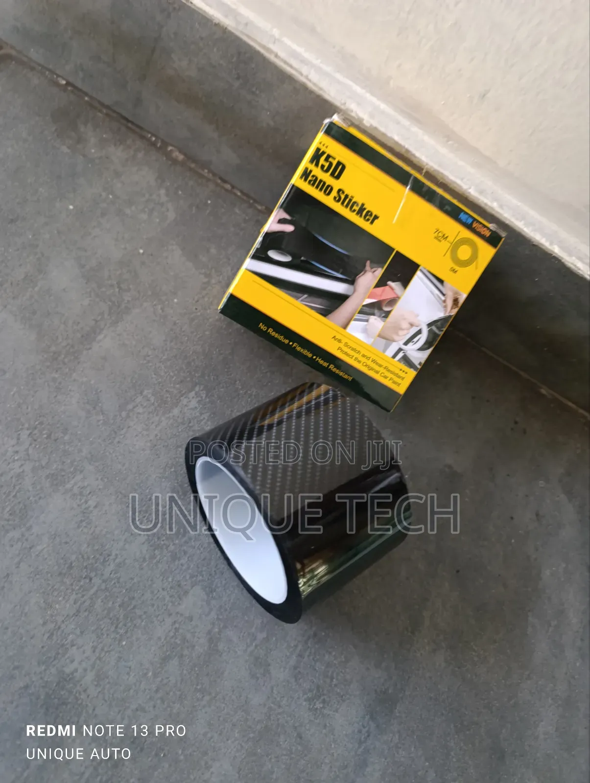 Anti-Scratch Nano Carbon Fiber Car Door Strip