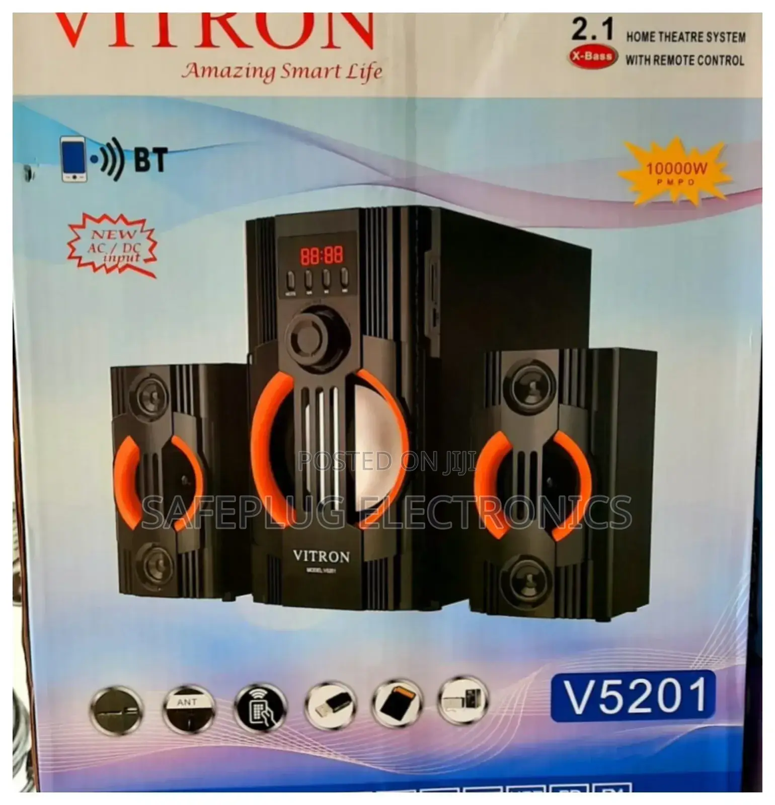 V520 Subwoofer System - Vitron Speaker 2.1 Channels
