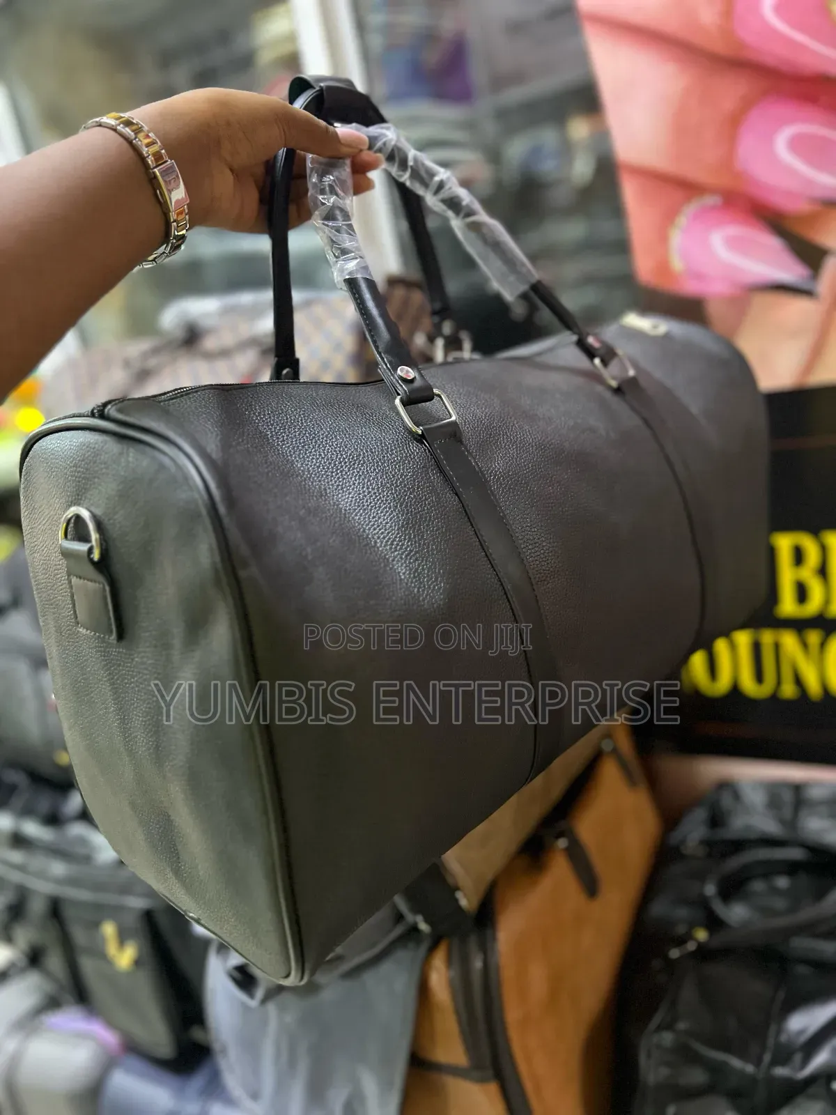 Black Medium Size Duffel _Gym Bags at 1200