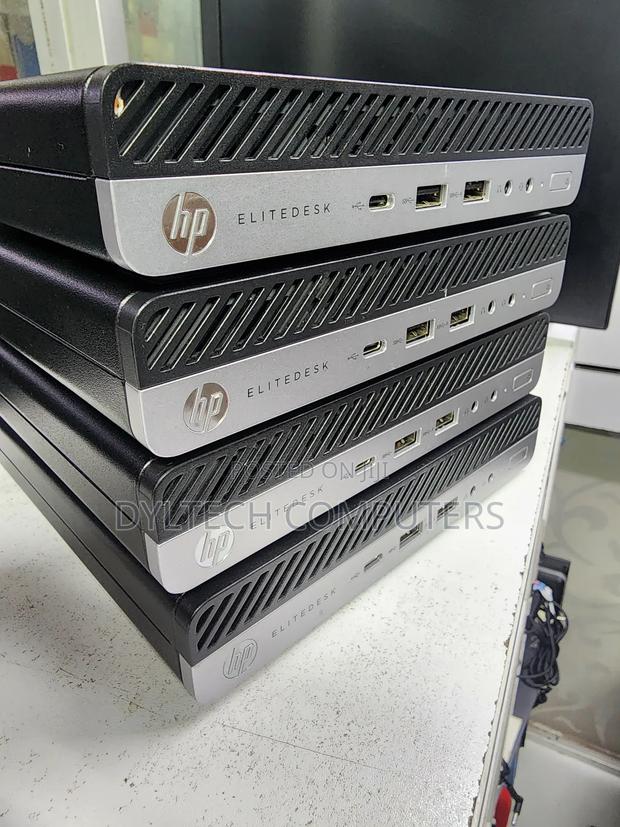 Desktop Computer HP EliteDesk 800 G3 8GB Intel Core I5 SSD 256GB - thumbnail 4