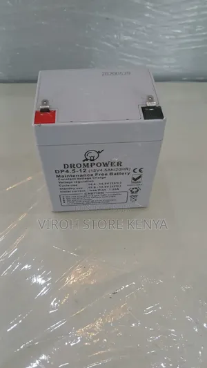 Drompower 12v 4.5ah Battery 20hrs Rechargeable Battery