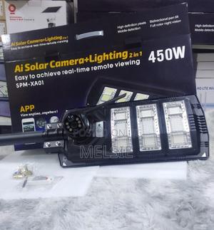 2in1 450w Solar Powered Security Street Light With 4g Camera - thumbnail 2