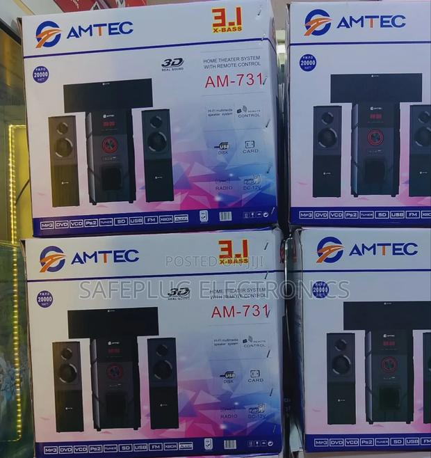 3.1 X-Bass Amtec Subwoofer Speaker System - Am-731