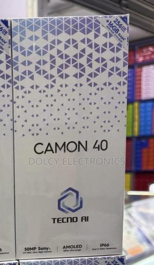 New Tecno Camon 40 256 GB Black - main view