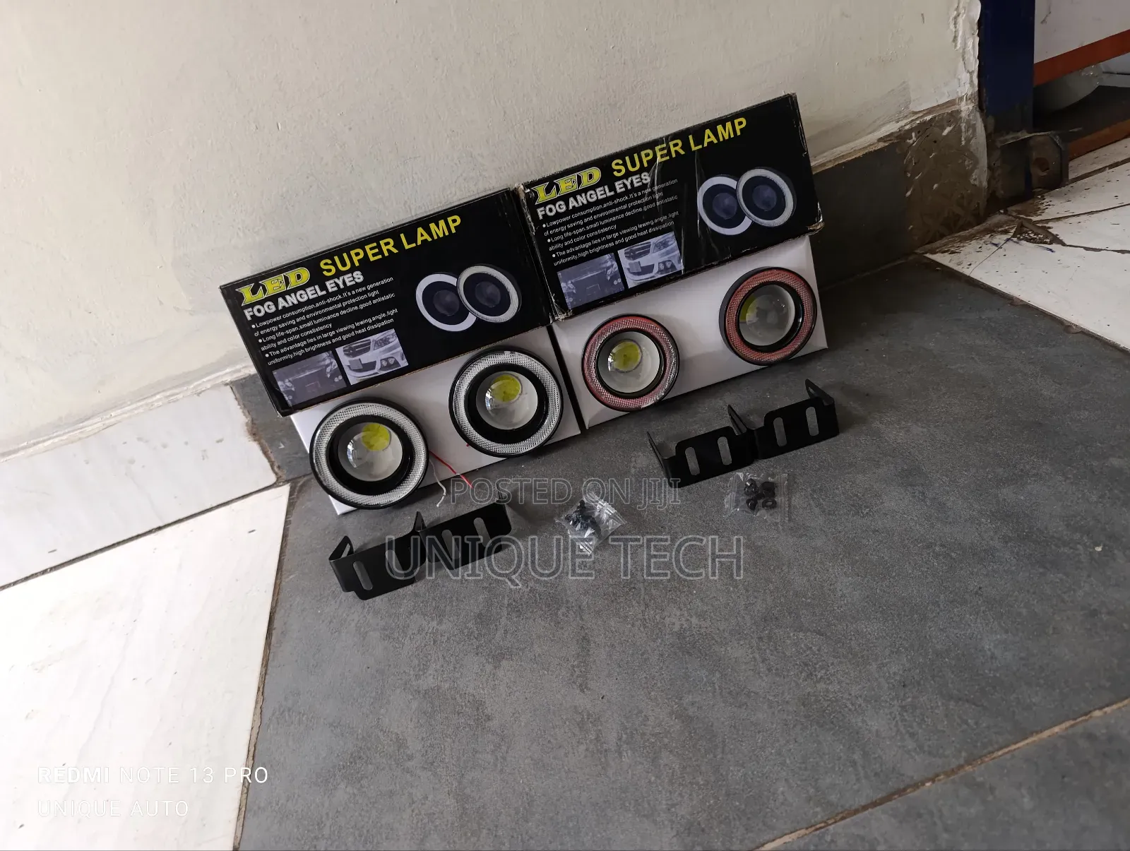 Universal Angel Eye Led Fog Lights – 2pcs Set