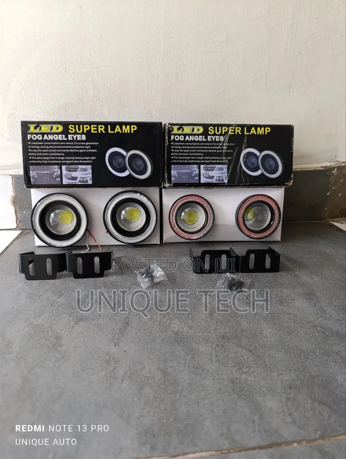 Waterproof Angel Eye Fog Lights – 2pcs Set