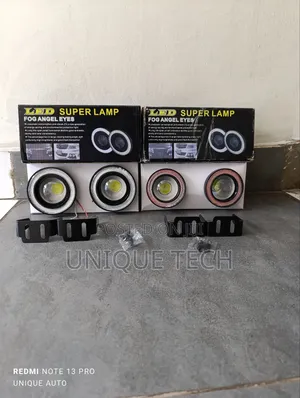 Waterproof Angel Eye Fog Lights – 2pcs Set