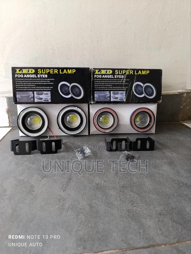 Waterproof Angel Eye Fog Lights – 2pcs Set