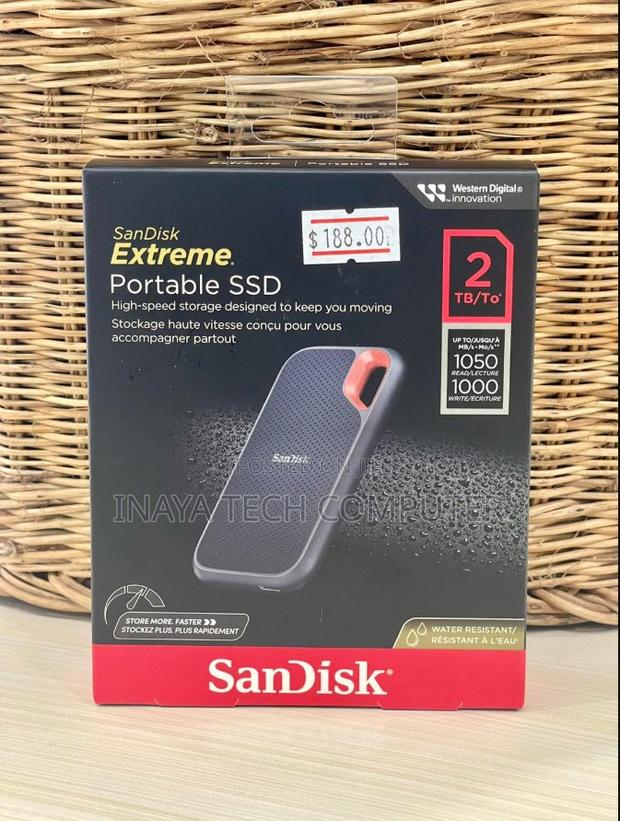Sandisk E61 Extreme Portable External SSD V2 2tb - main view