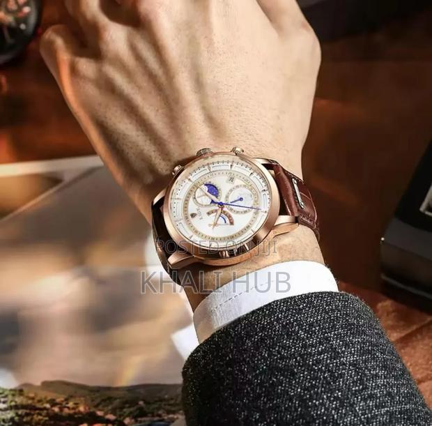 Lige Watch Chronograph Moonphase Watch