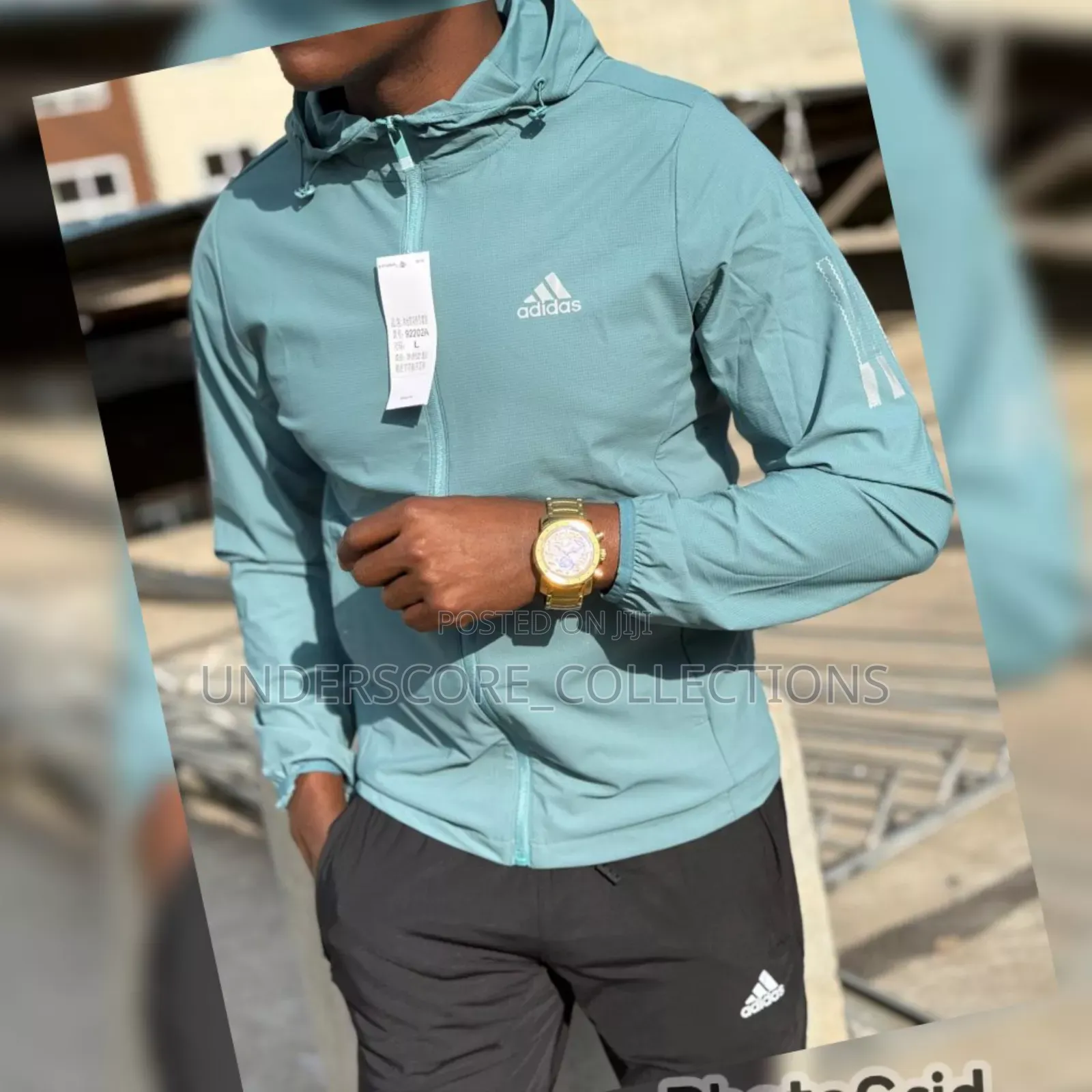 Green Adidas Track Suits