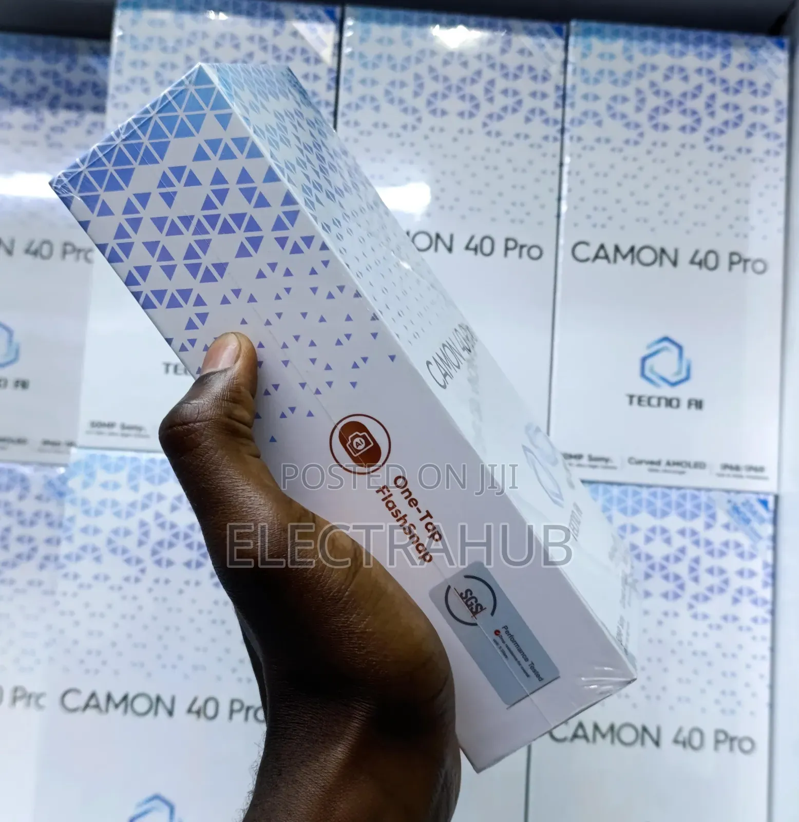 New Tecno Camon 40 Pro 4G 256 GB Black