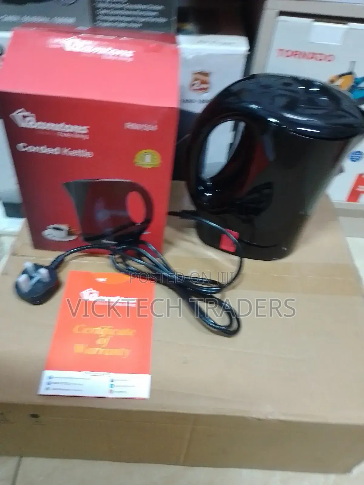 Kettle! Ramtons 1.7l Corded Kettle Rm 594(Black)